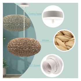 Lampe Suspendue - RATTAN MEDAN - pour LED E27