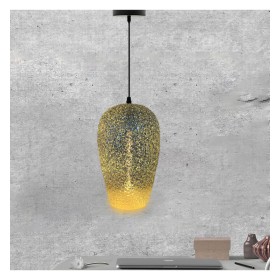 LED-Filament-Hängeleuchte - SILVER SMOKE - 4W - Bernstein