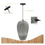 LED-Filament-Hängeleuchte - SILVER SMOKE - 4W - Bernstein