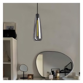 LED-Filament-Pendelleuchte - Rauchiges Glas - 4W - Bernstein