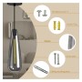 LED-Filament-Pendelleuchte - Rauchiges Glas - 4W - Bernstein