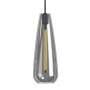 LED-Filament-Pendelleuchte - Rauchiges Glas - 4W - Bernstein