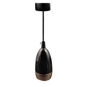 LED-Hängeleuchte - YSTAD SCHWARZ PERLE - für GU10