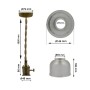 LED-Pendelleuchte - BOLBRO - für E27 LED