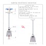 LED-Pendelleuchte - STRANDA - für E27 LED