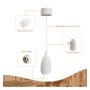 LED-Pendelleuchte - YSTAD WEIssER SAND - für GU10
