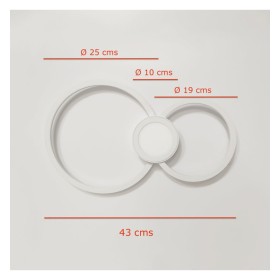 24W VISBY LED-Wandleuchte für den Innenbereich