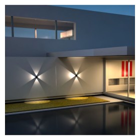 LED Wandleuchte 12W VIBORG Aussenbeleuchtung 3000K
