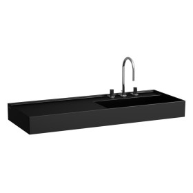 LAUFEN Kartell Waschtisch 120 x 46 cm, mit Ablage links,  ohne Hahnloch