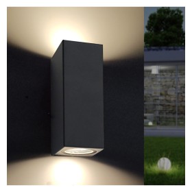 LED Wandleuchte Aussen - IP65 - GU10 x2
