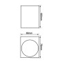 LED Wandleuchte Aussen - IP65 - GU10 x2