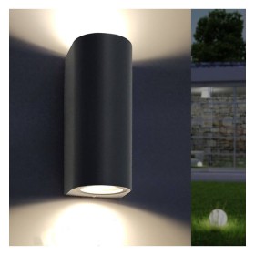 LED Wandleuchte Aussen - IP65 - GU10 x2