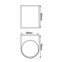 LED Wandleuchte Aussen - IP65 - GU10 x2