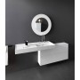 LAUFEN Kartell Waschtisch 120 x 46 cm, mit Ablage links,  ohne Hahnloch