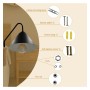 LED-Wandleuchte - LERUM - Für E27 LED