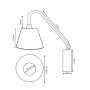 LED-Wandleuchte - LERUM - Für E27 LED