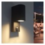 LED-Wandleuchte Innen und Aussen - IP65 - GU10 - Mit PIR-Bewegungssensor