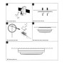 Wandlampe - Deckenleuchte - LED - 18W - LUND - Wählbare CCT-Farbe - IP65