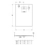 Villeroy & Boch Le Valence Duschwanne 90 x 140 cm