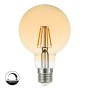 8W LED Lampe E27 Glühfaden Vintage G125 - Dimmbar 1800K