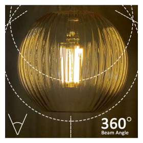 Dekorative LED-Filamentlampe 7W E27 - Bernstein 1800K