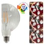 LED-Filamentlampe - Kugel - Dekorative 6W E27 - Bernstein - BIG Ø175mm