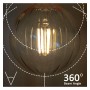 LED-Filamentlampe - Kugel - Dekorative 6W E27 - Bernstein - BIG Ø175mm