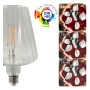 LED-Filamentlampe -CONIC- Dekorativ 6W E27 - Bernstein - BIG Ø120mm