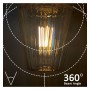 LED-Filamentlampe -CONIC- Dekorativ 6W E27 - Bernstein - BIG Ø120mm