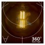 LED-Filamentlampe -GLOBE- Dekorativ 7W E27 - Bernstein