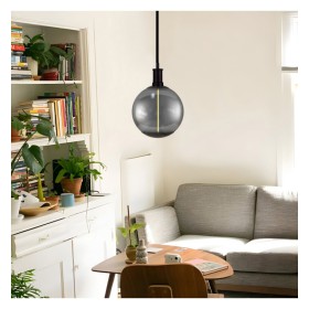 LED-Filamentlampe mit rauchfarbenem Glas BIG - 4W E27 - G250 - Bernstein