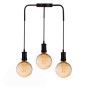 LED-Lampe - Modern - Bernsteinkristall - 4W - E27 - G125 - Dimmbar