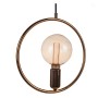 LED-Lampe - Modern - Bernsteinkristall - 4W - E27 - G125 - Dimmbar