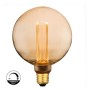 LED-Lampe - Modern - Bernsteinkristall - 4W - E27 - G125 - Dimmbar