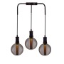 LED-Lampe - Modern - Glas - Weicher Rauch - 4W - E27 - G125