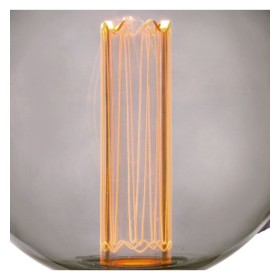 LED-Lampe - Modernes Rauchglas - 4W - E27 - G125 - Dimmbar