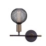 LED-Lampe - Modernes schwarzes Metall - 4W - E27 - G125 - Dimmbar