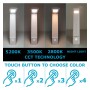 LED-Schreibtischlampe - 9W - ALESUND - Weisser Flexo - CCT Lithium-Batterie - Dimmbar