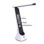 Tischlampe mit LED-Akku 5W - Dimmbar - Einstellbar - Datum - Temperatur - CCT