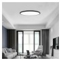40W LED Deckenleuchte DIMMBAR - OSLO - Schwarz - Ø60 cm - SELECTABLE COLOR - CCT