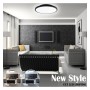 40W LED Deckenleuchte DIMMBAR - OSLO - Schwarz - Ø60 cm - SELECTABLE COLOR - CCT