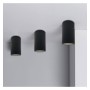Deckenleuchte Aluminium Schwarz -GU10 LED - IP65