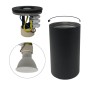 Deckenleuchte Aluminium Schwarz -GU10 LED - IP65