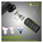 Deckenleuchte Verstellbar - AMSTERDAM SCHWARZ - Aluminium - für 3 GU10-Lampen