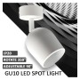 Deckenstrahler schwenkbar - LEIDEN WEISS - für 1 GU10-Lampe