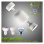 Deckenstrahler schwenkbar - LEIDEN WEISS - für 1 GU10-Lampe