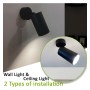 Orientierbare Deckenleuchte - HOORN SCHWARZ - für eine GU10-Lampe