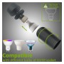 Orientierbare Deckenleuchte - HOORN SCHWARZ - für eine GU10-Lampe