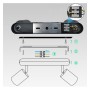 Orientierbare Deckenleuchte - ROTERDAM SCHWARZ - Aluminium - für zwei GU10-Lampen