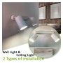 Orientierbare Deckenleuchte - ROTERDAM WEISS - Aluminium - für zwei GU10-Lampen